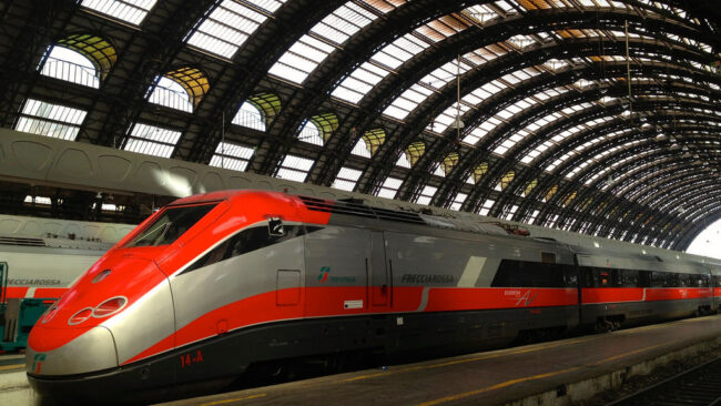 high speed train from paris to rome